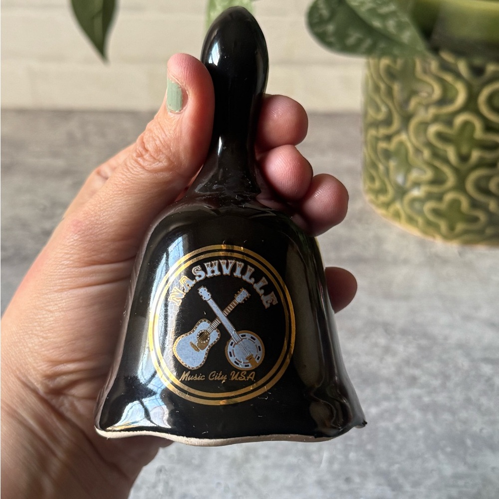 Nashville Music City Hand Bell Collectible Souvenir Tennessee